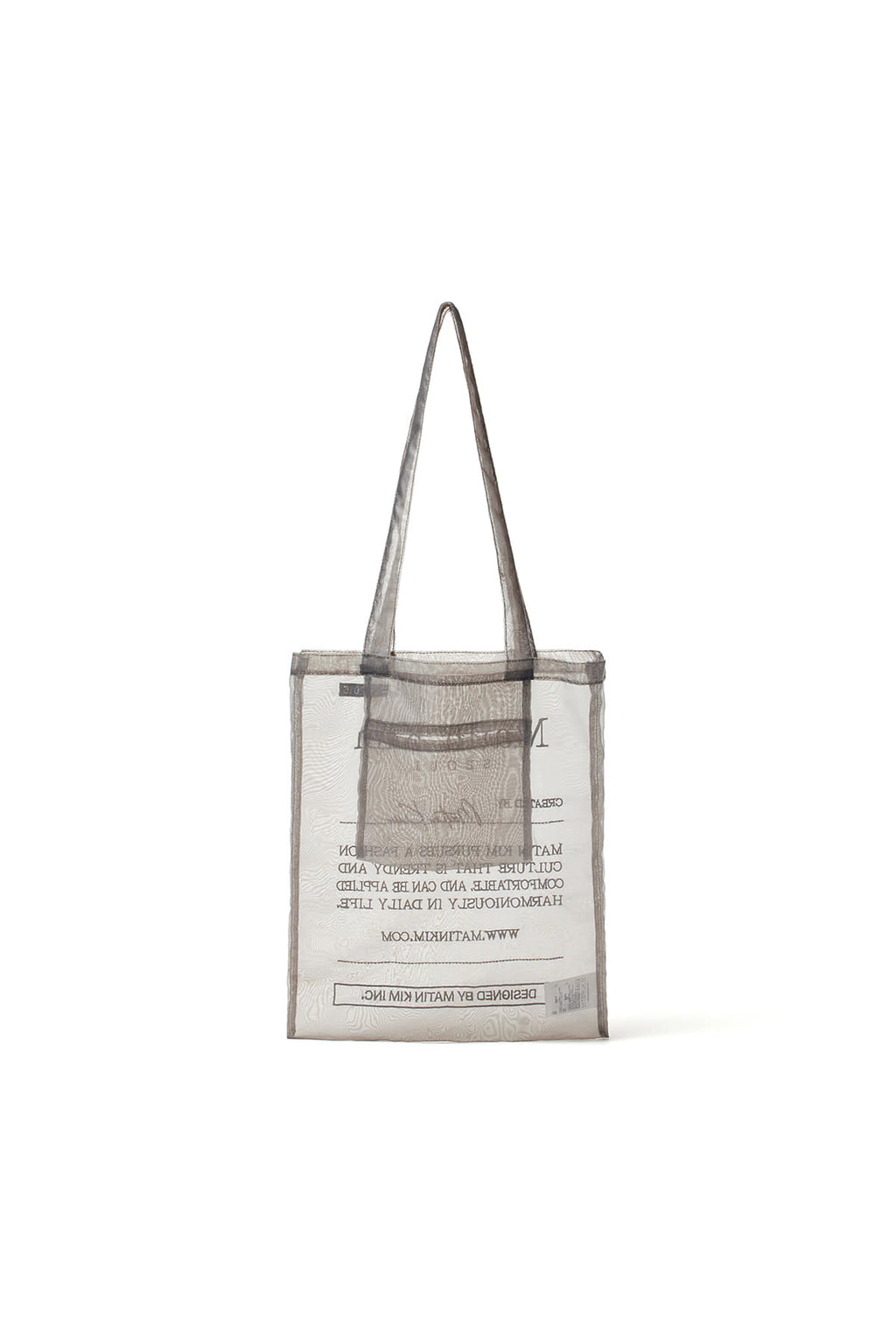 Matin Kim - Organza Ecobag (Grey) product image 4 | TRAB K-Fashion Australia