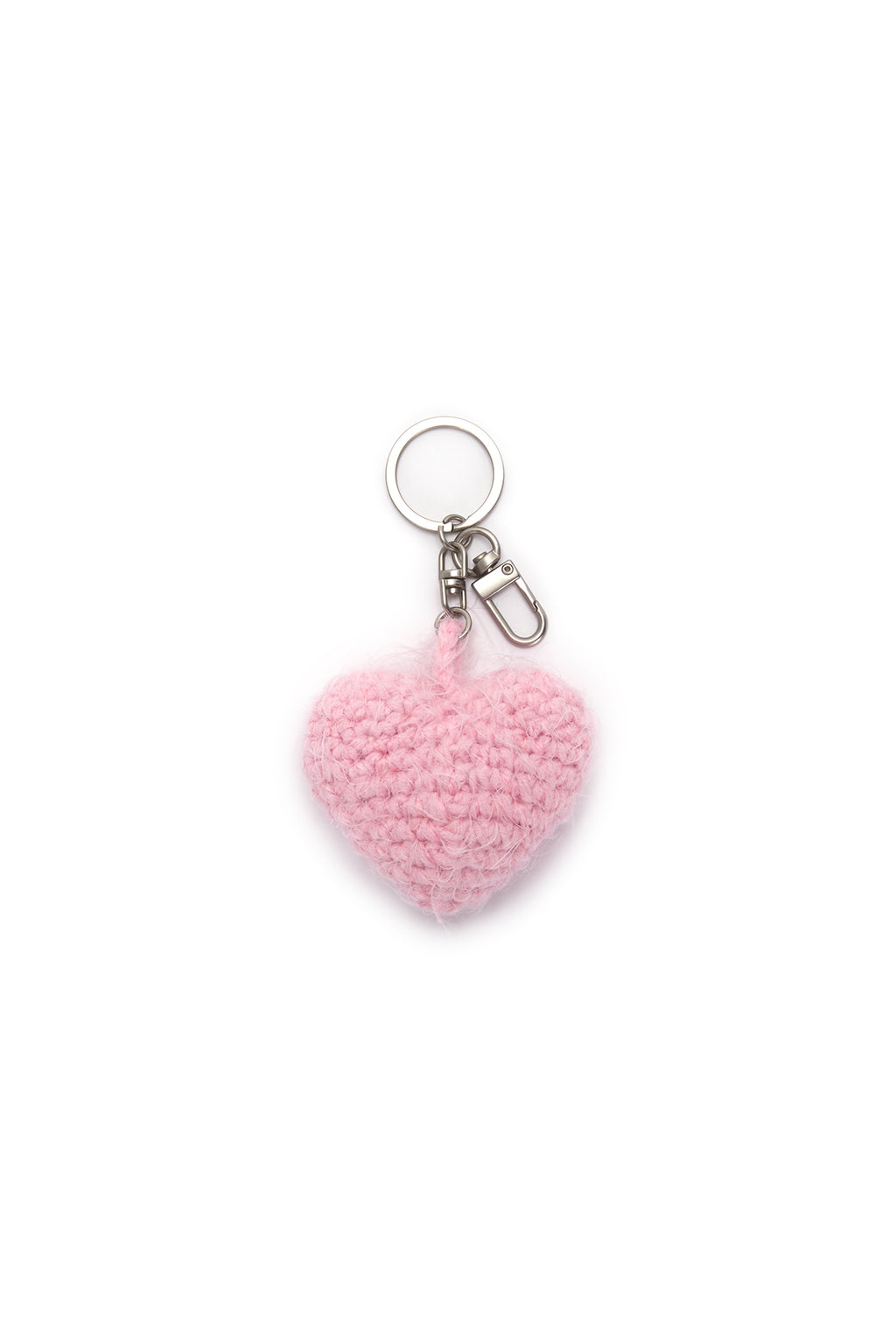 Matin Kim - Heart Knit Keyring (Pink) product image 2 | TRAB K-Fashion Australia
