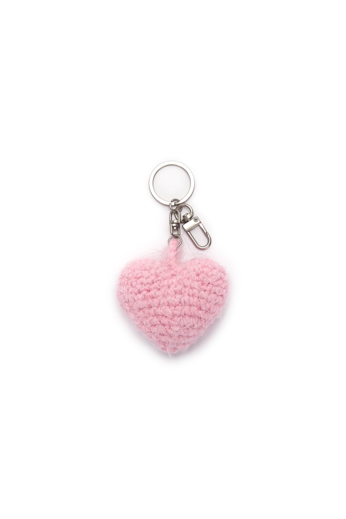 Matin Kim - Heart Knit Keyring (Pink) product image 2 | TRAB K-Fashion Australia