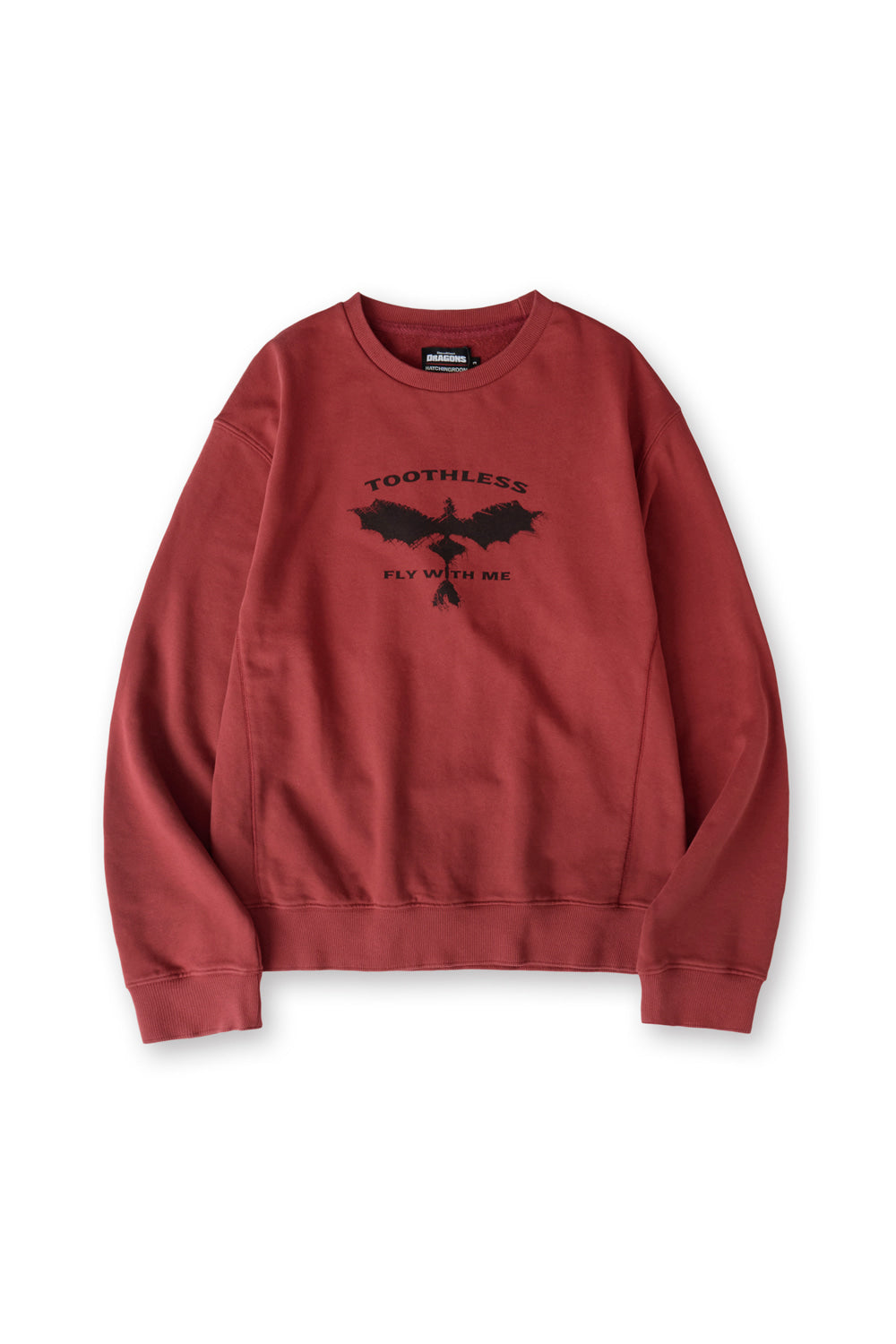 Hatchingroom - Toothless Sweatshirt Dark (Red) product image 1 | TRAB K-Fashion Australia