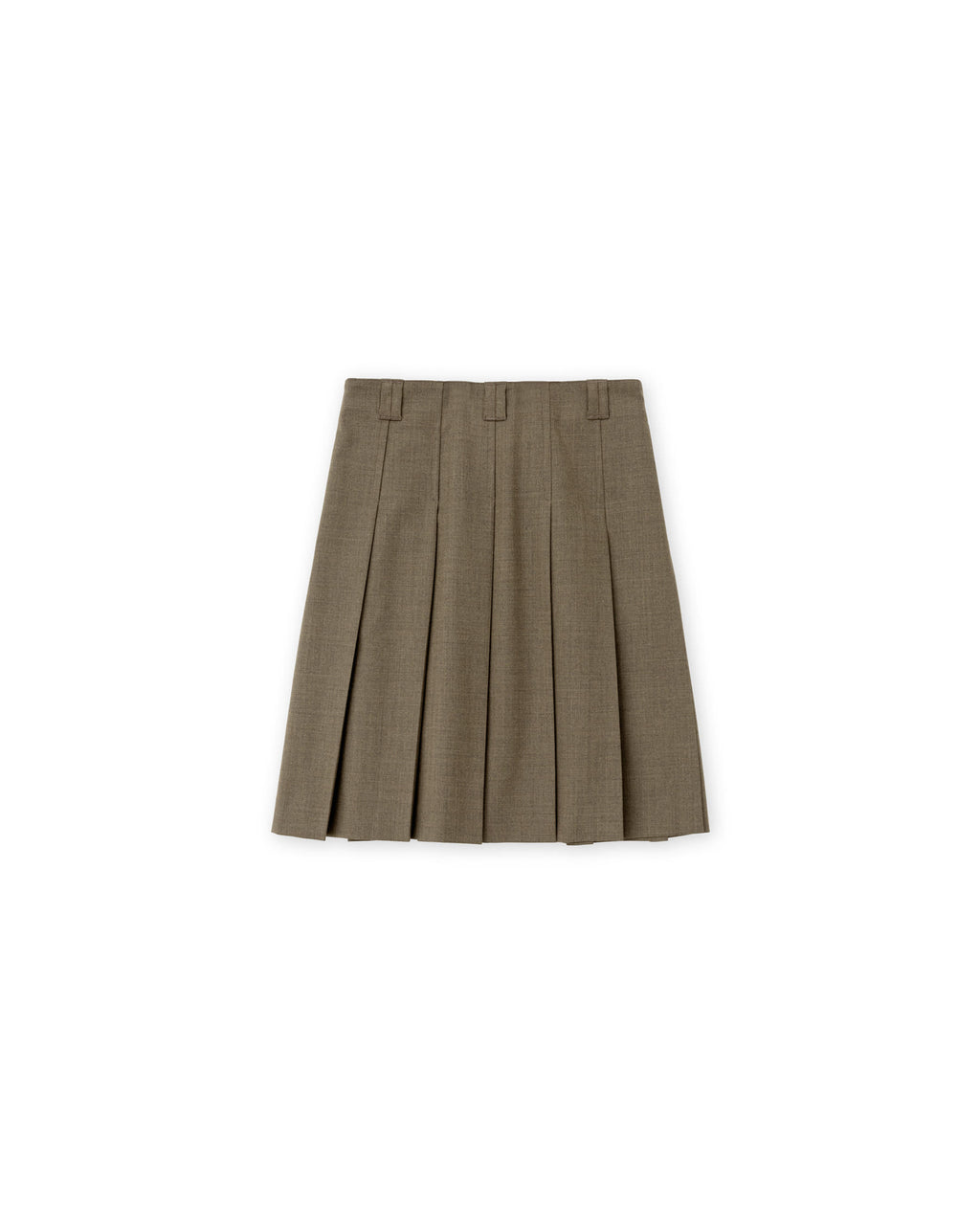 Brownyard - Pleats Midi Skirt (Brown) product image 4 | TRAB K-Fashion Australia