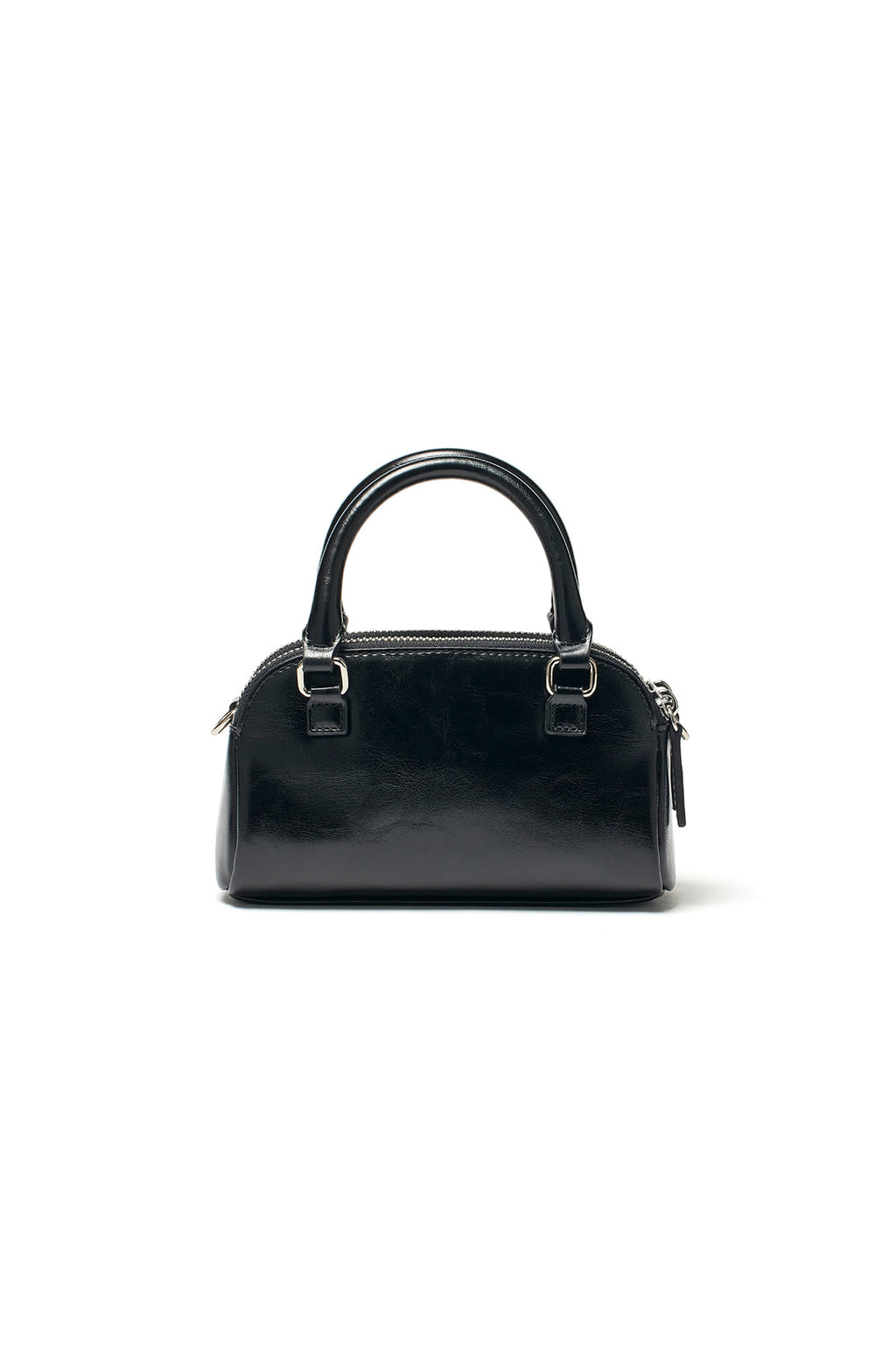 Matin Kim - Double Zipper Mini Cross Bag (Black) product image 5 | TRAB K-Fashion Australia