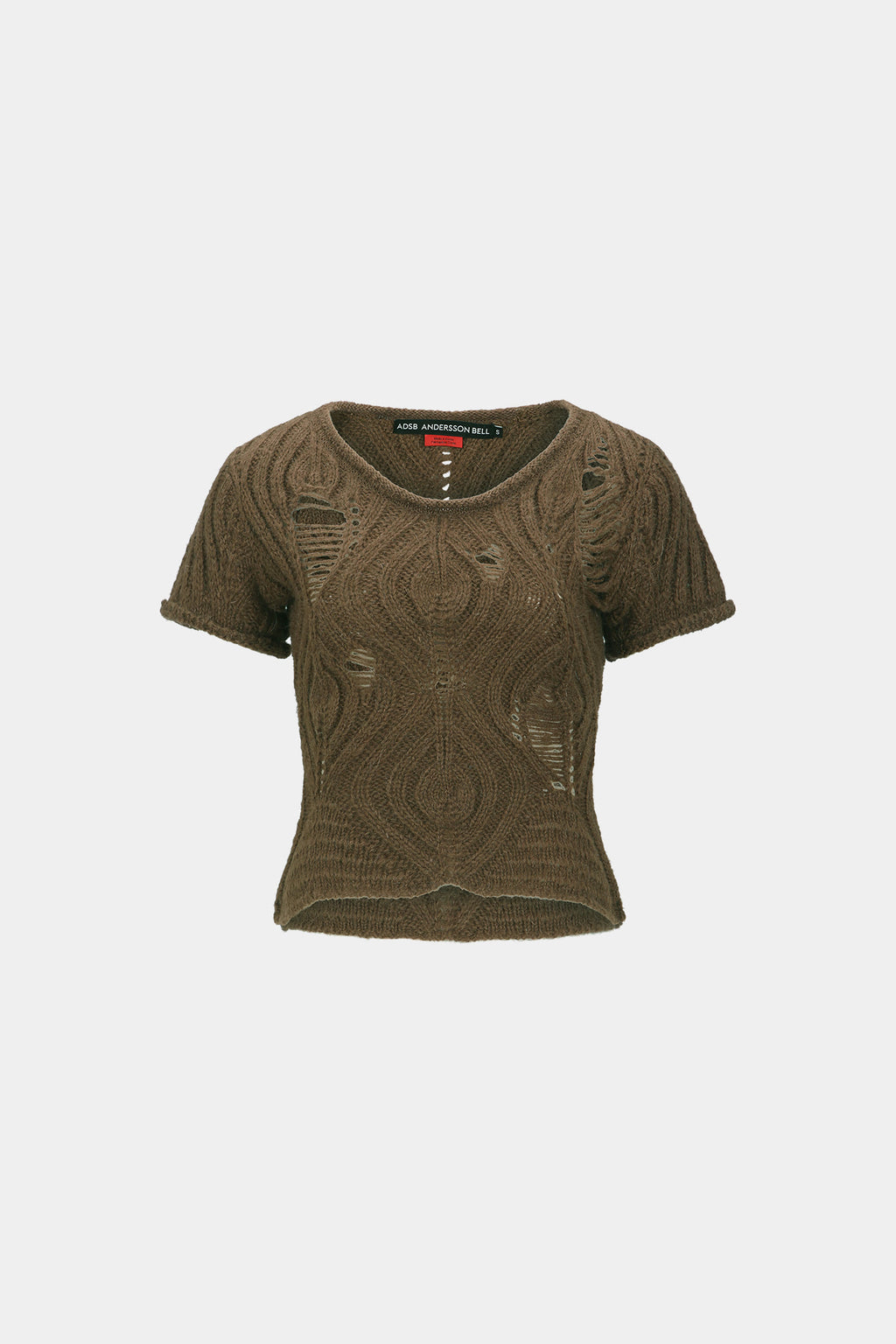 Andersson Bell - Cap Sleeve Sweater Layered Top (Brown) product image 16 | TRAB K-Fashion Australia