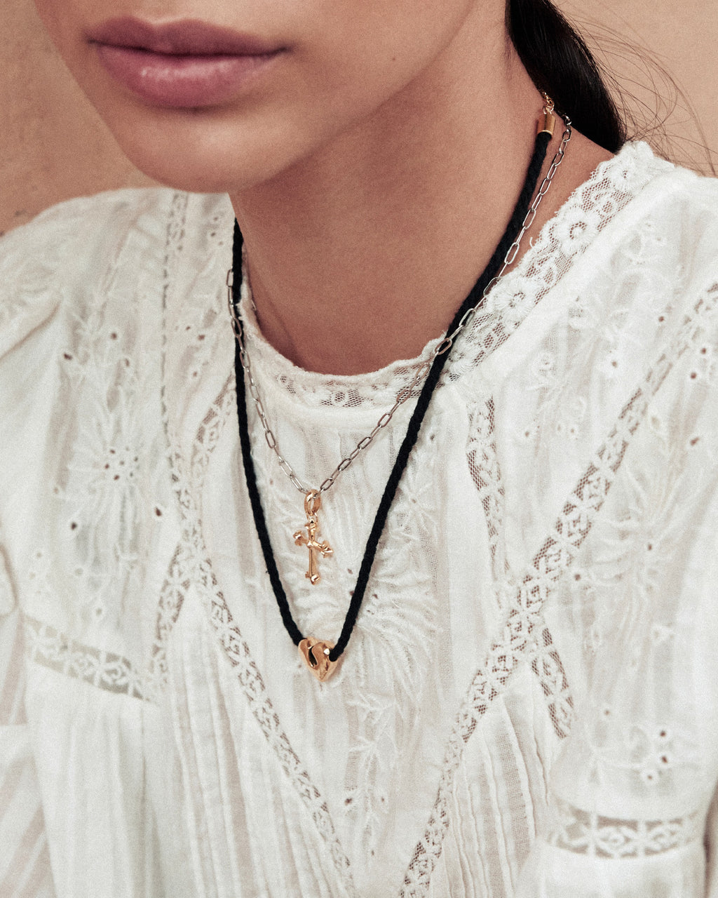 Numbering - Heart Rope Necklace #5816 product image 3 | TRAB K-Fashion Australia