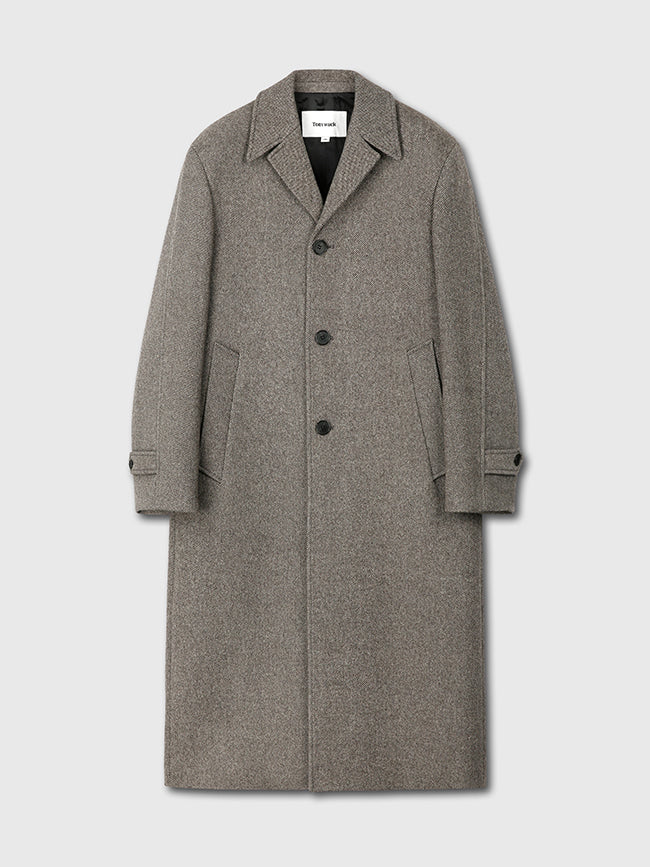 Tonywack - Caviar Wool Bal Collar Tailored Coat (Beige) product image 7 | TRAB K-Fashion Australia