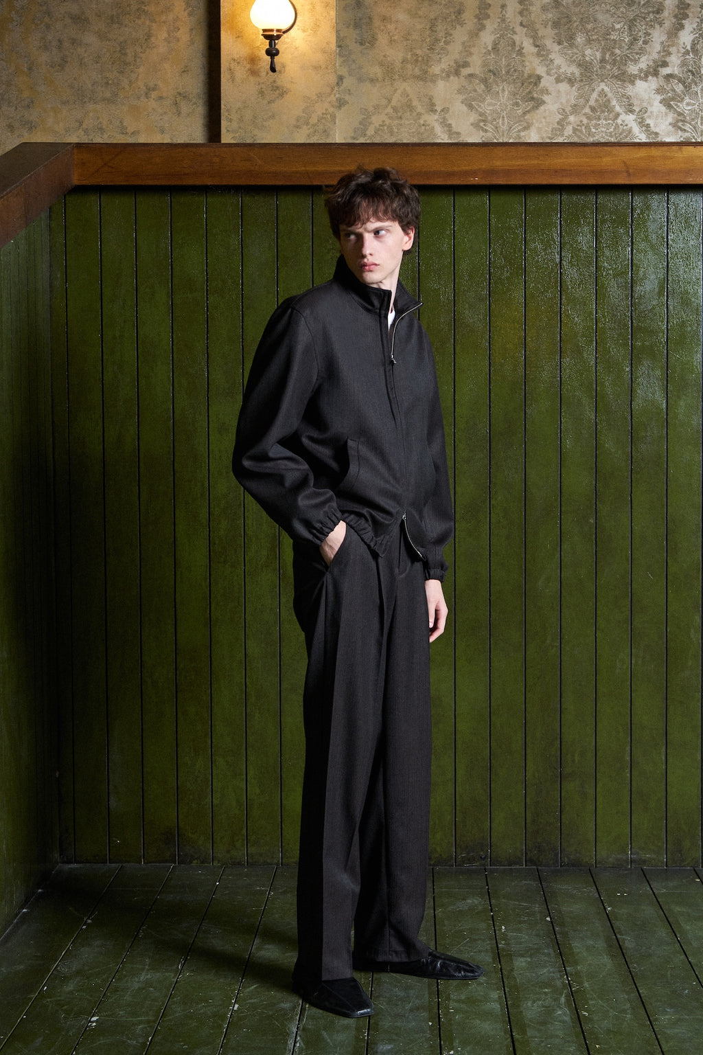 STU - Shift High-neck Jacket (Charcoal) product image 11 | TRAB K-Fashion Australia