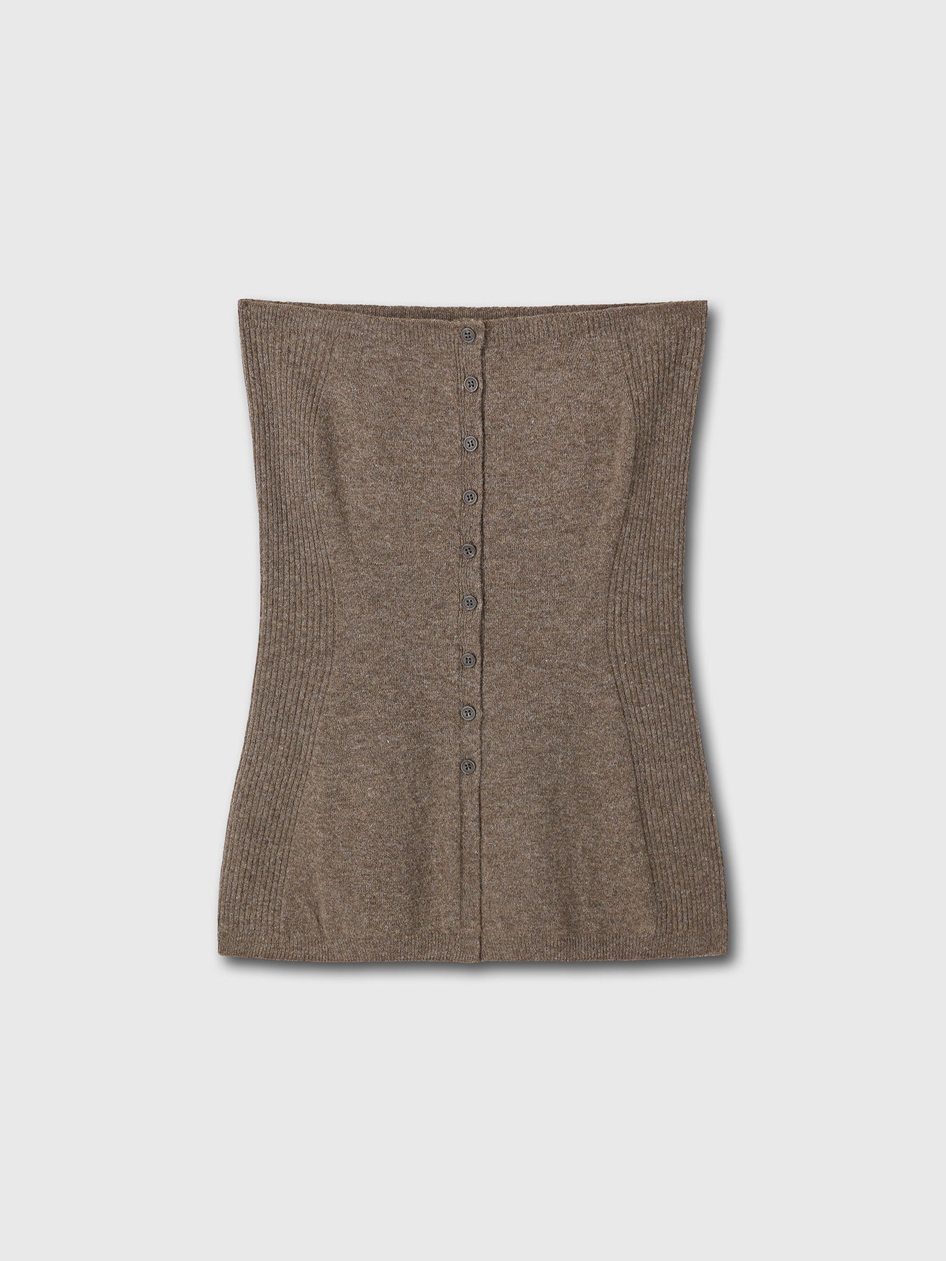 Tonywack - Merino Wool Knitted Bustier (Brown) product image 6 | TRAB K-Fashion Australia
