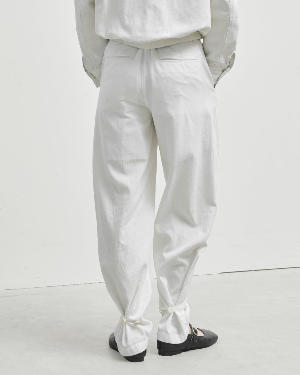 Brownyard - Button Hem Pants (Ivory) product image 4 | TRAB K-Fashion Australia