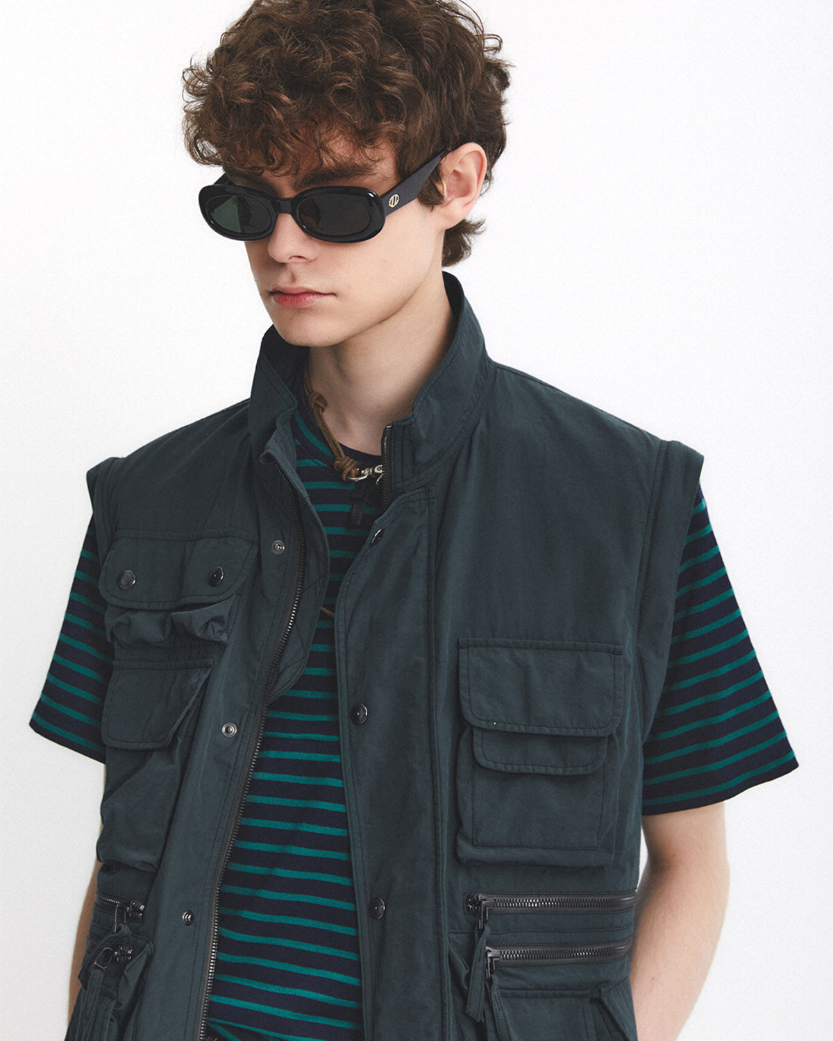 Eastlogue - Transform Cameraman Jumper (Blue Green) product image 3 | TRAB K-Fashion Australia