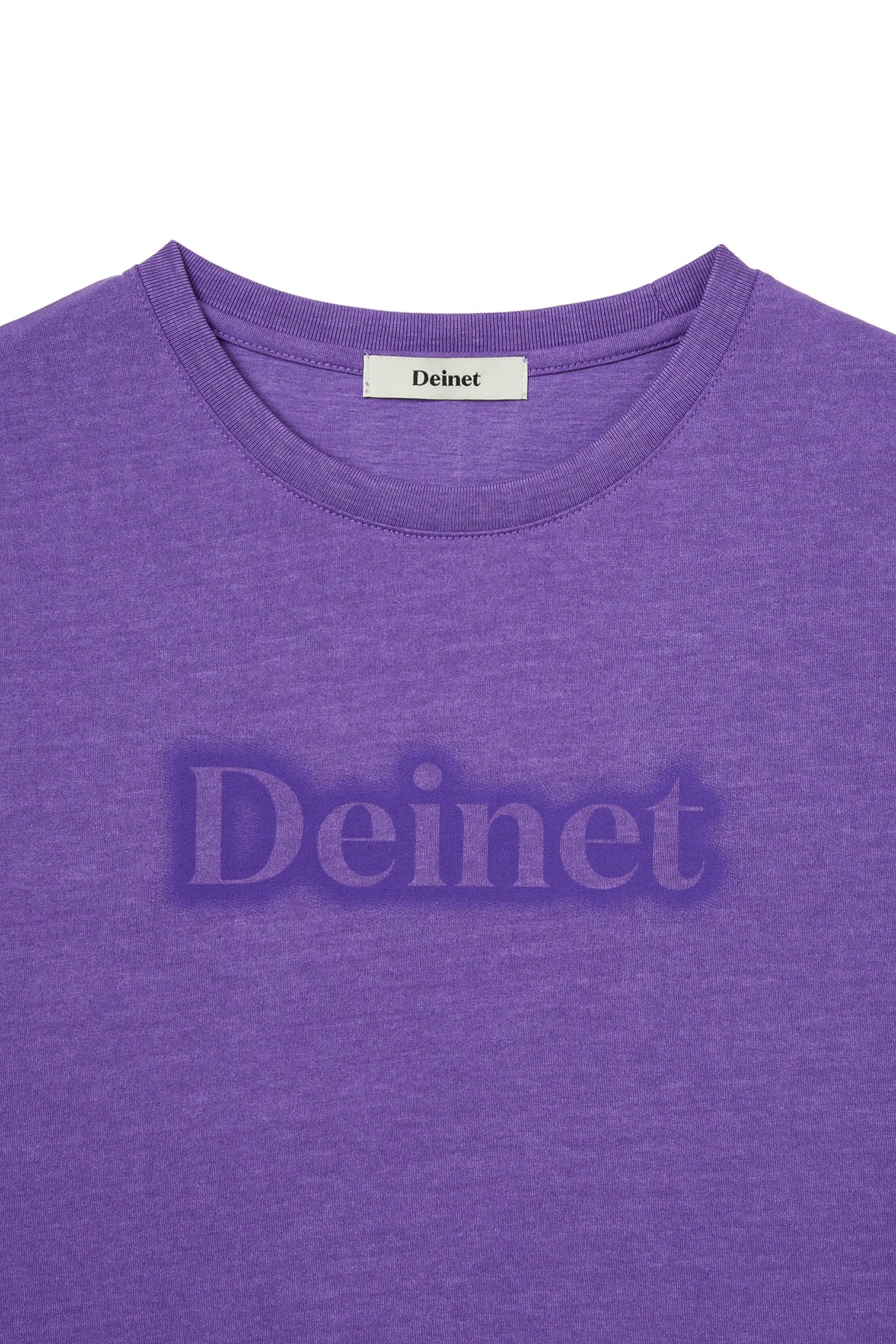 Deinet - Spray Logo Pigment T-Shirt (Purple) product image 3 | TRAB K-Fashion Australia