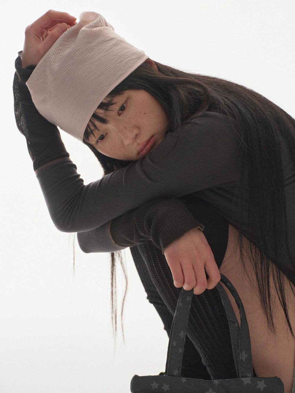 Coyseio - Net Stitch Longsleeves (Black) product image 4 | TRAB K-Fashion Australia