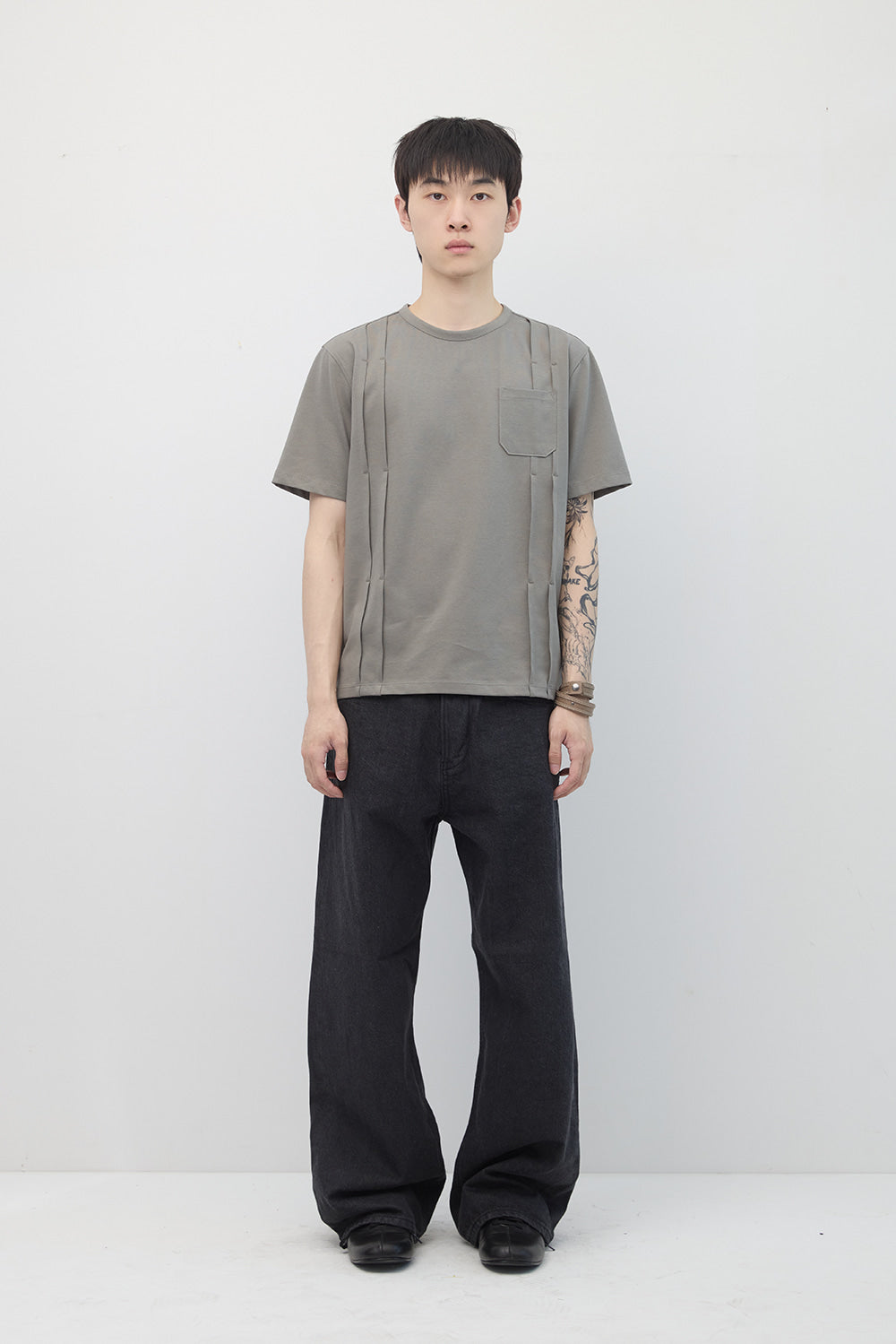 Hatchingroom - Regular Selvedge Jeans (Dark Grey) product image 10 | TRAB K-Fashion Australia