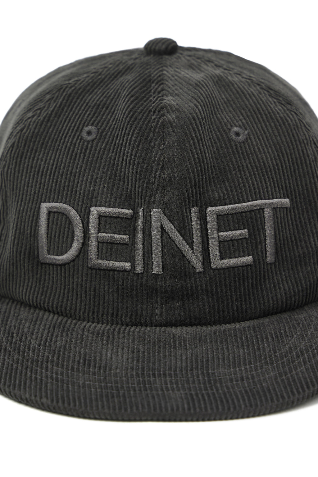 Deinet - Deinet Corduroy Logo Cap (Charcoal) product image 4 | TRAB K-Fashion Australia