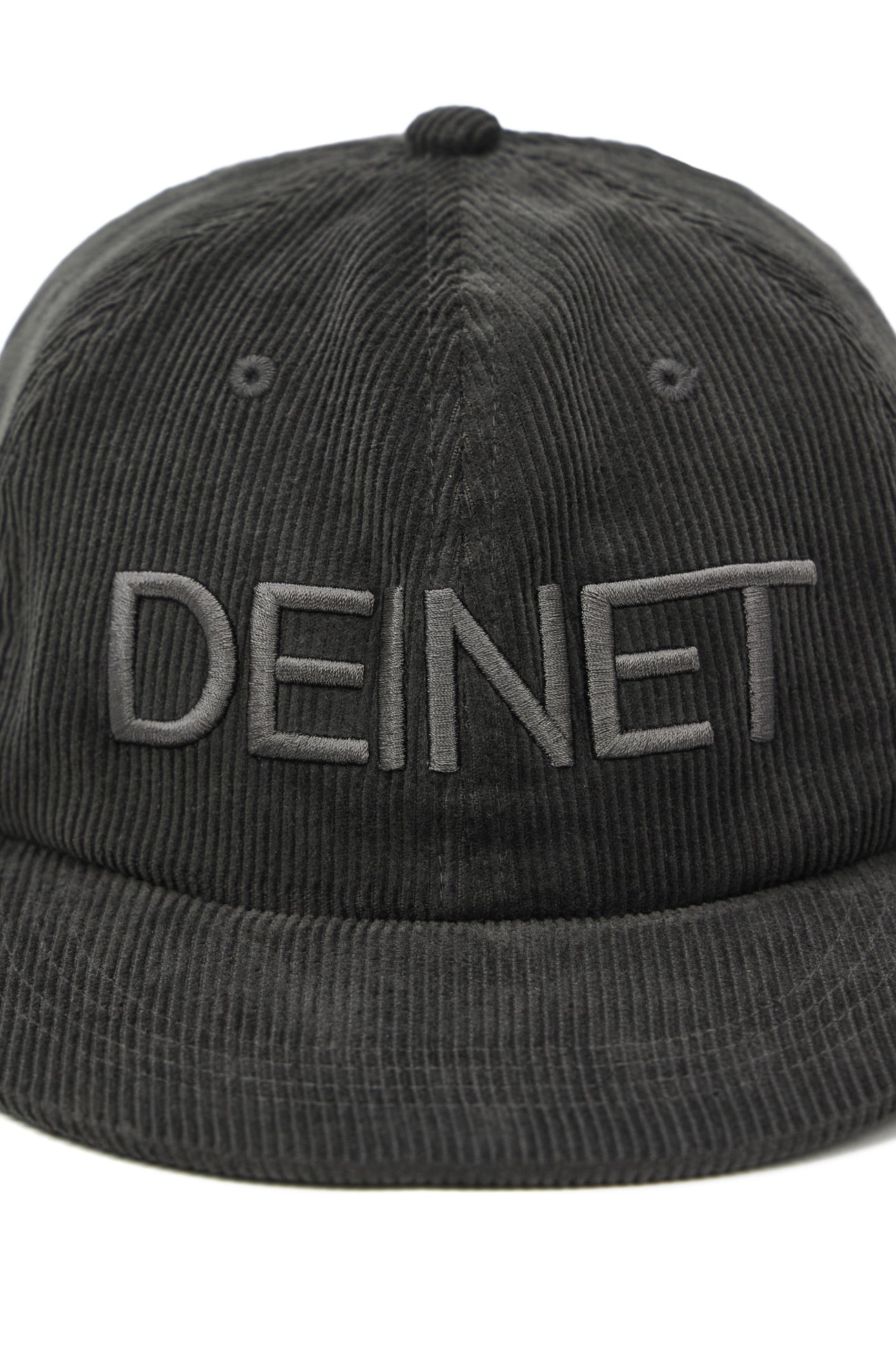 Deinet - Deinet Corduroy Logo Cap (Charcoal) product image 4 | TRAB K-Fashion Australia