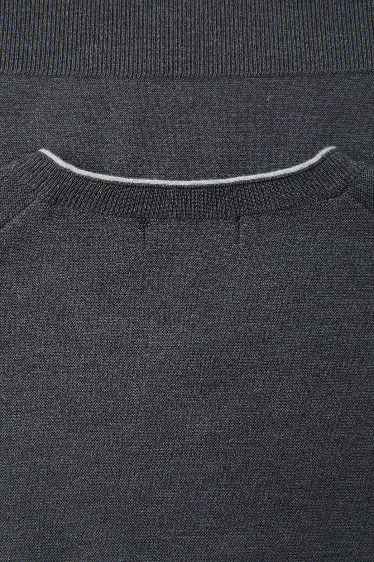 Coor - V-Neck Merino Wool Layered Sweater (Charcoal) product image 6 | TRAB K-Fashion Australia