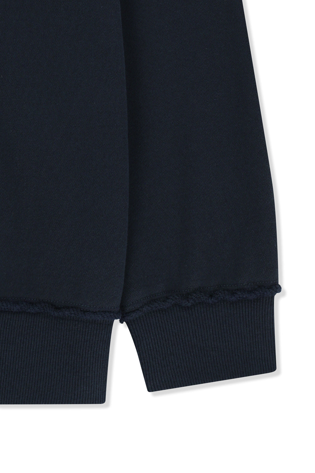 Matin Kim - Applique Logo Collar Quarter Zip Up (Navy) product image 4 | TRAB K-Fashion Australia