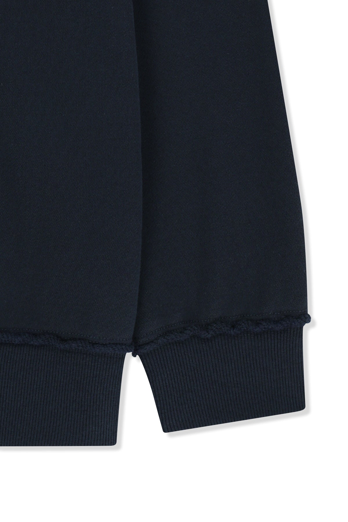 Matin Kim - Applique Logo Collar Quarter Zip Up (Navy) product image 4 | TRAB K-Fashion Australia