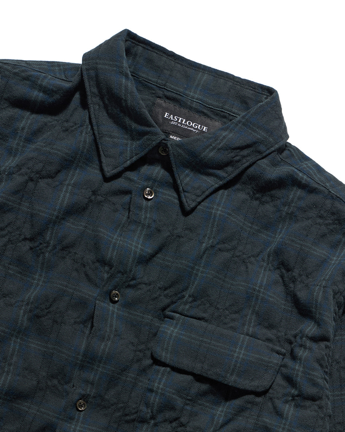 Eastlogue - Holiday Shirts (D.navy & Blue Check) product image 7 | TRAB K-Fashion Australia