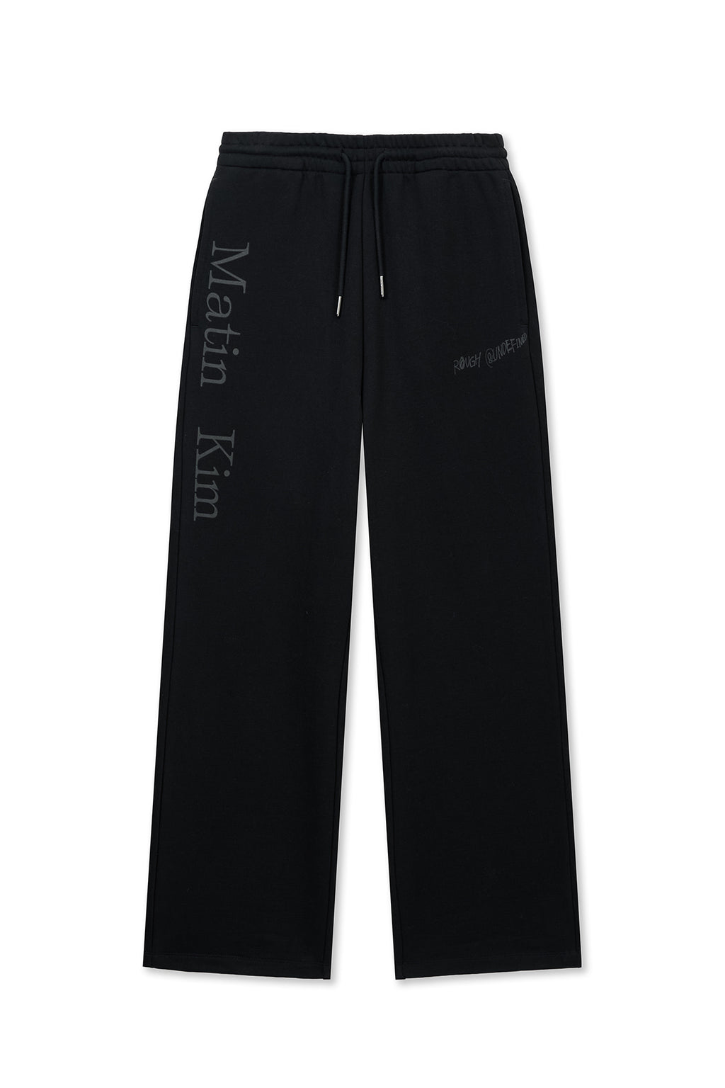 Matin Kim - Essential Logo Sweatpants (Black) product image 1 | TRAB K-Fashion Australia