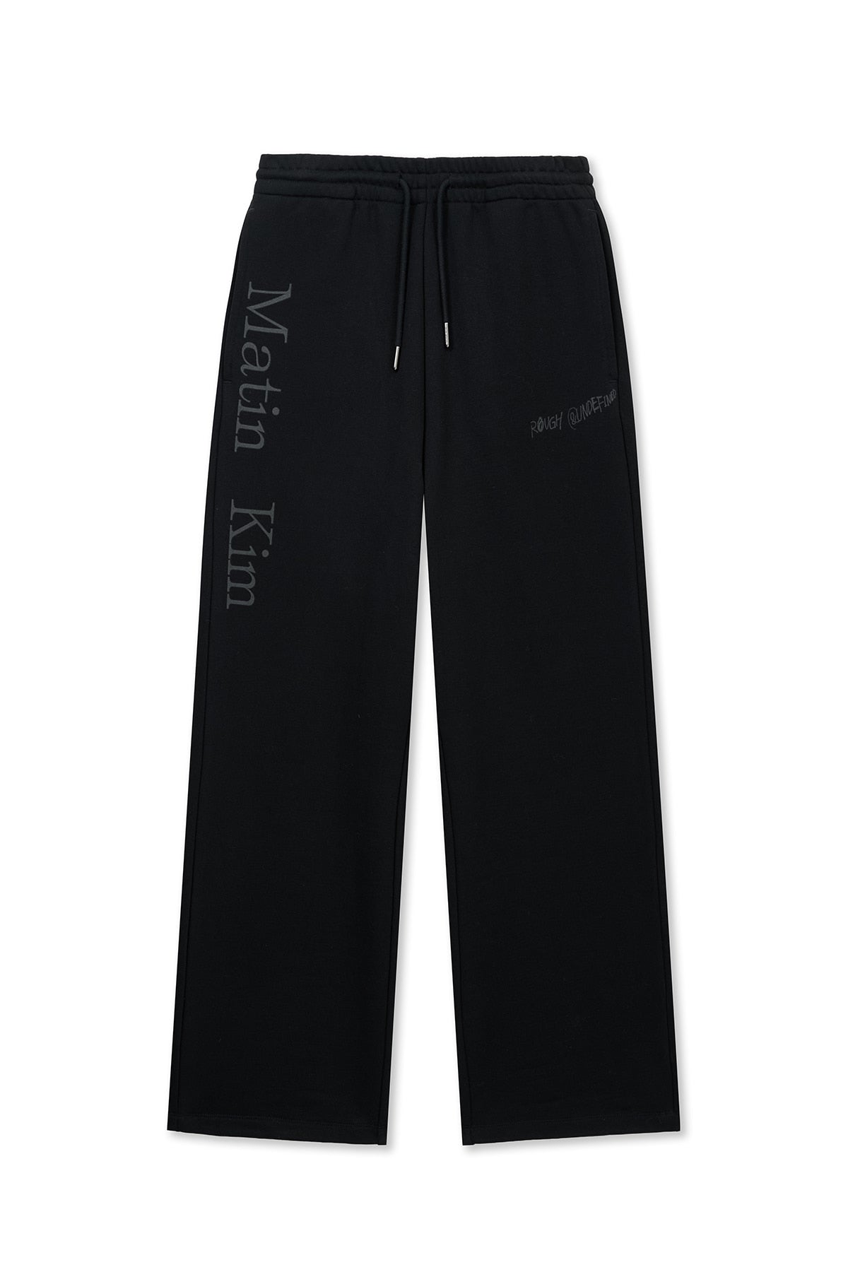 Matin Kim - Essential Logo Sweatpants (Black) product image 1 | TRAB K-Fashion Australia