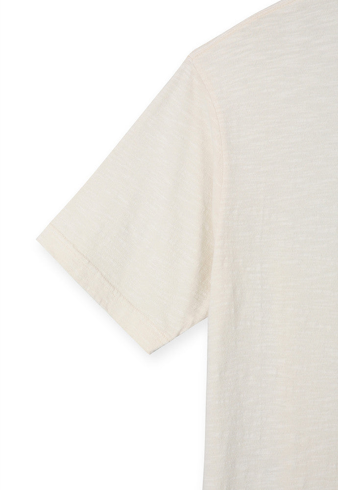 Art if acts - Garment Dyed Slub Pocket T-Shirt (Cream) product image 7 | TRAB K-Fashion Australia