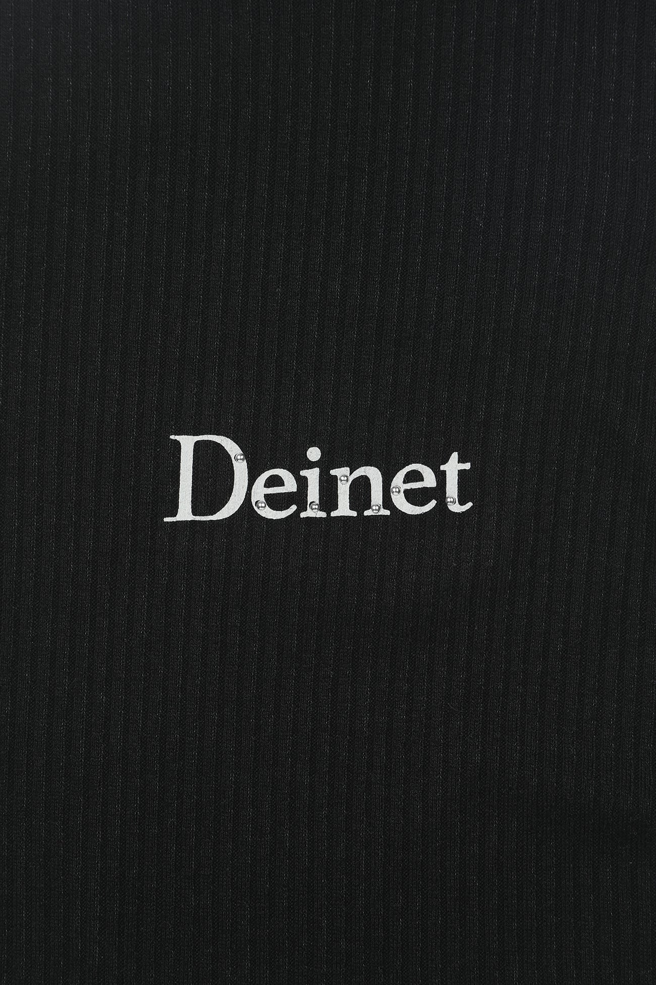Deinet - Logo Shirring Sleeveless (Black) product image 11 | TRAB K-Fashion Australia