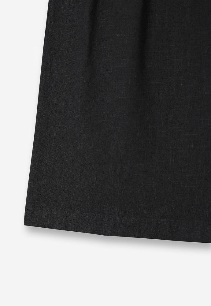 Art if acts - Washed Linen Bermuda Shorts (Black) product image 12 | TRAB K-Fashion Australia