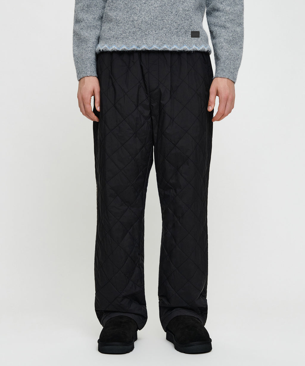 Marithe & Francois Girbaud - Woven Quilted Pants (Black) product image 2 | TRAB K-Fashion Australia