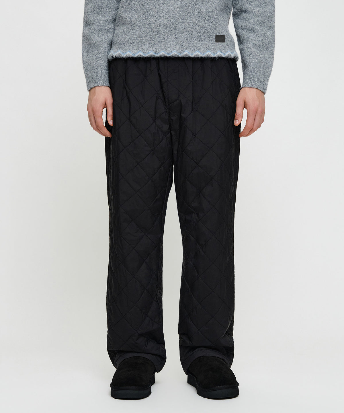 Marithe & Francois Girbaud - Woven Quilted Pants (Black) product image 2 | TRAB K-Fashion Australia