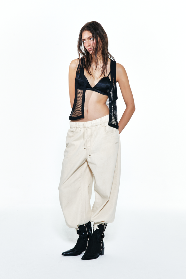 Deinet - Crochet Knit Vest (Black) product image 8 | TRAB K-Fashion Australia