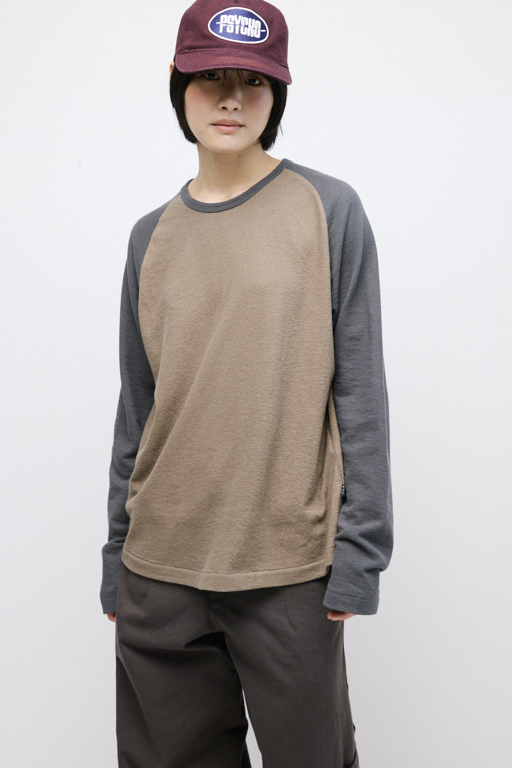 Hatchingroom - Raglan Tee Moss (Charcoal/Desert) product image 7 | TRAB K-Fashion Australia