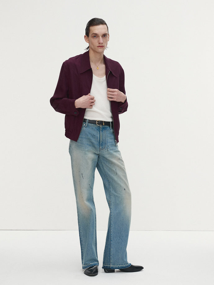 Tonywack - Cupro Western Blouson (Mulberry) product image 4 | TRAB K-Fashion Australia