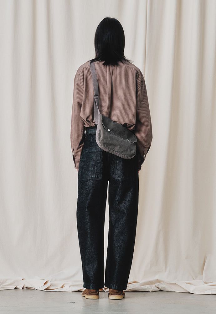 Art if acts - Belted Wide Denim Pants (Washed Black) product image 5 | TRAB K-Fashion Australia