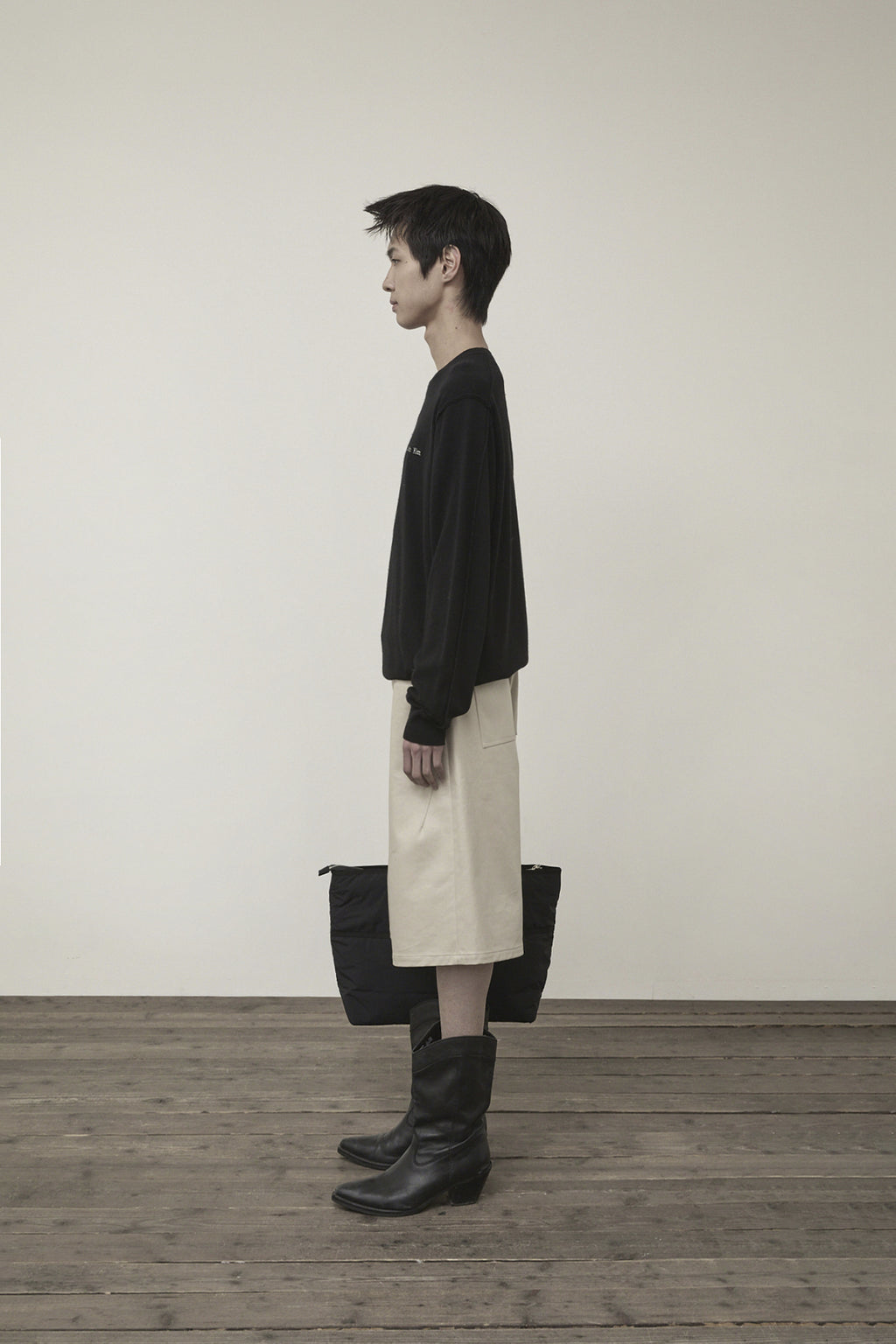 Matin Kim - Matt Coating Bermuda Pants (Light Beige) product image 6 | TRAB K-Fashion Australia