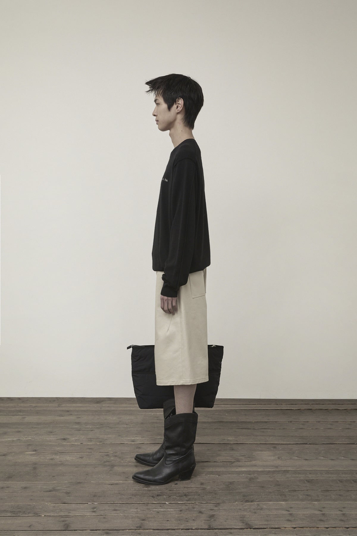 Matin Kim - Matt Coating Bermuda Pants (Light Beige) product image 6 | TRAB K-Fashion Australia