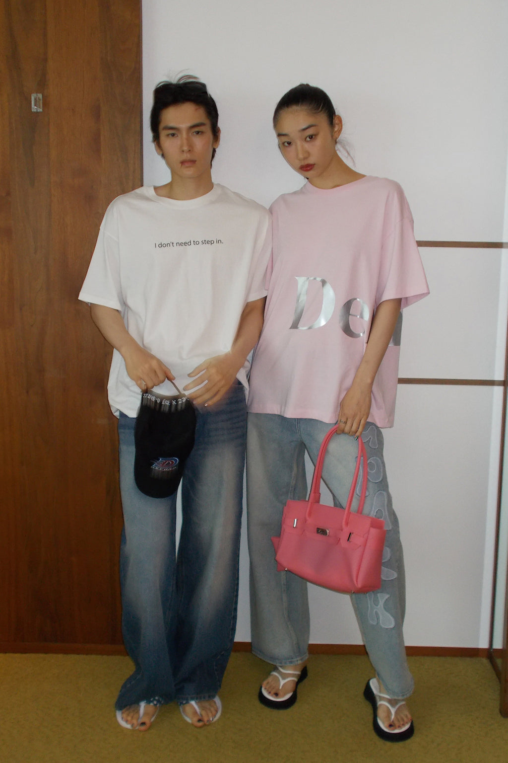 Deinet - I Don't Need To Step In T-Shirt (White) product image 2 | TRAB K-Fashion Australia
