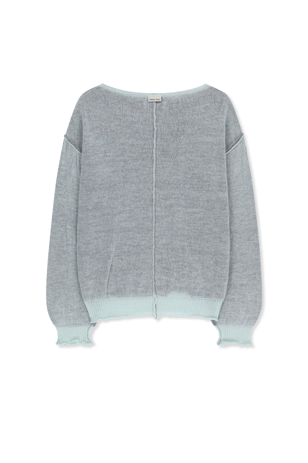 Matin Kim - Matin Dual Tone Knit Pullover (Mint) product image 2 | TRAB K-Fashion Australia
