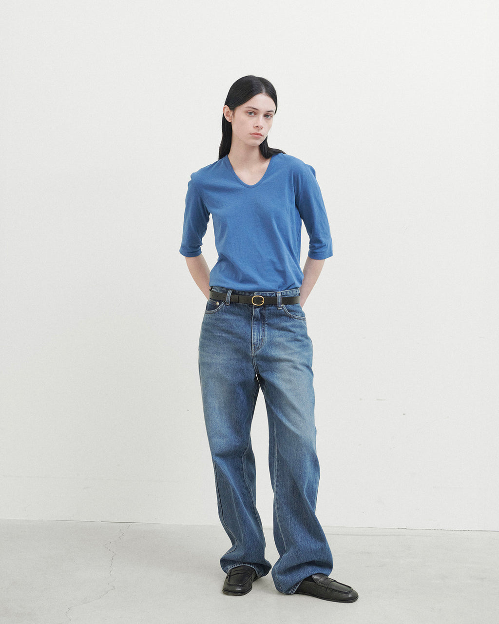 Brownyard - Straight Denim (Mid Blue) product image 1 | TRAB K-Fashion Australia