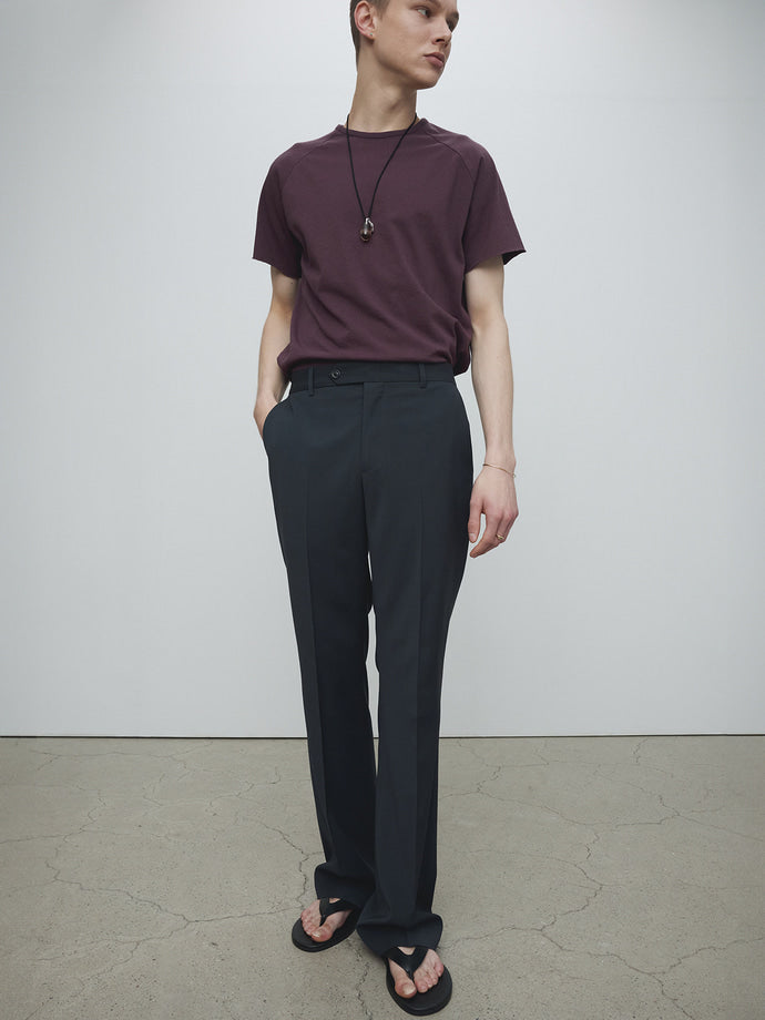 Tonywack - Raw Edge Washed T-Shirt (Burgundy) product image 4 | TRAB K-Fashion Australia