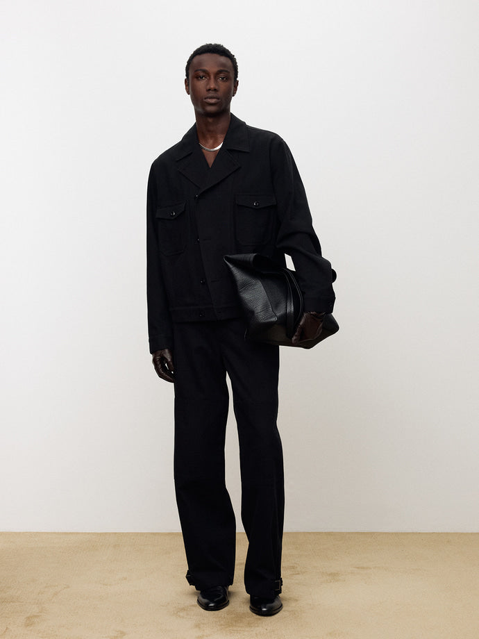 Tonywack - French Work Blouson Jacket (Black) product image 4 | TRAB K-Fashion Australia