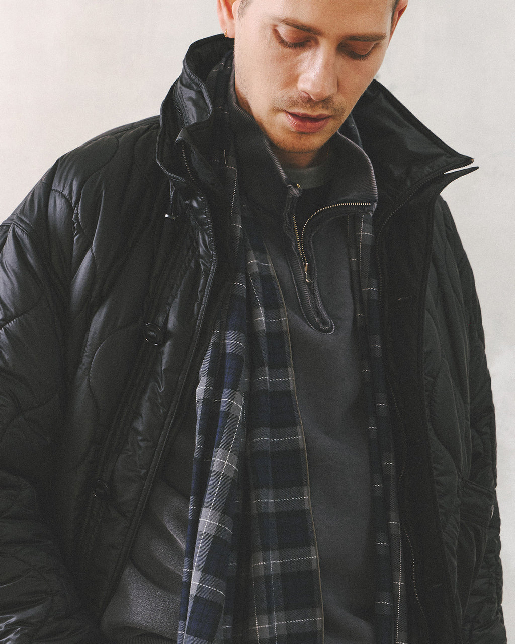 Eastlogue - Hiker Jumper (Quilted Black) product image 3 | TRAB K-Fashion Australia