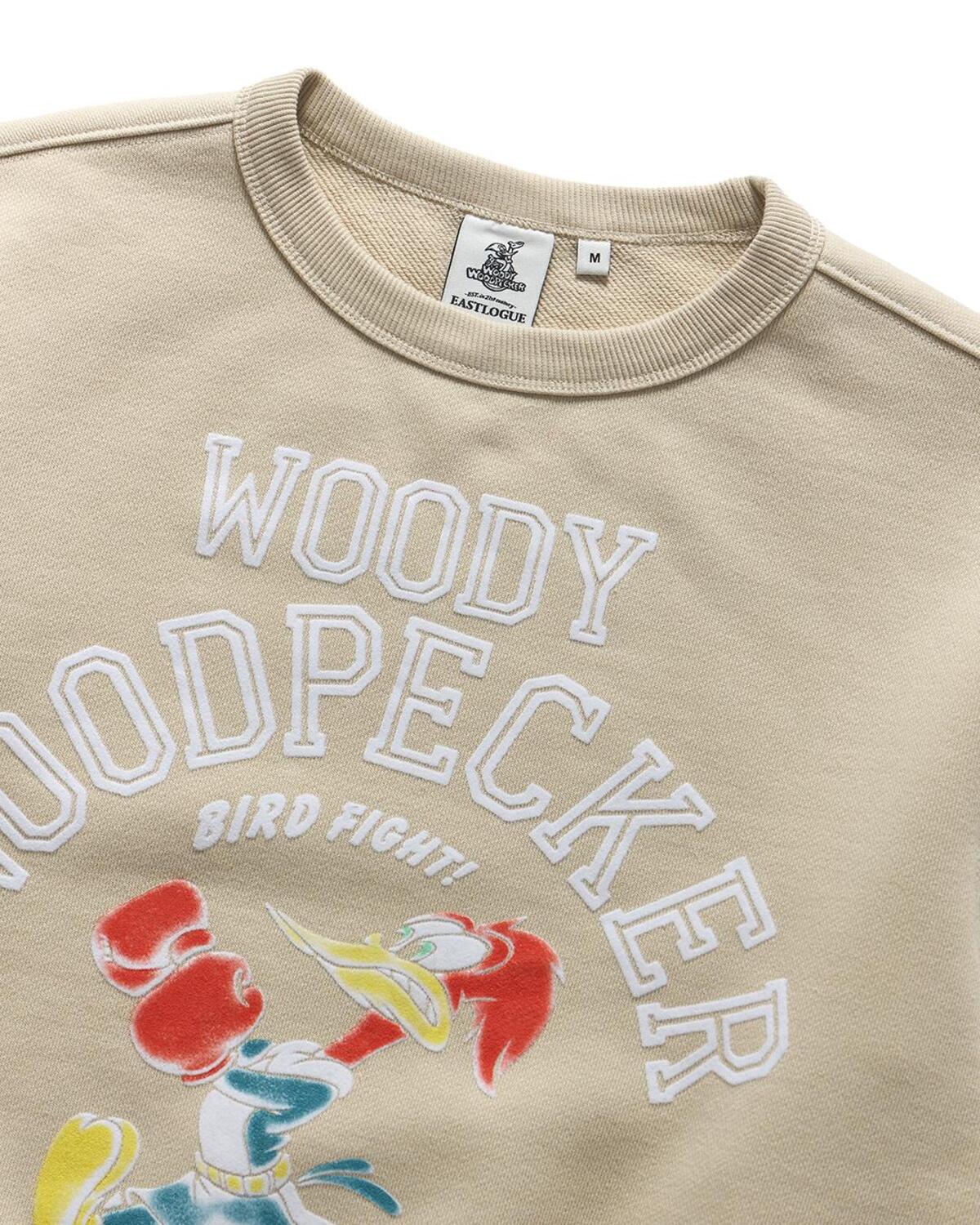 Eastlogue - Flocking Fight Woody Sweatshirt (Cream) product image 3 | TRAB K-Fashion Australia