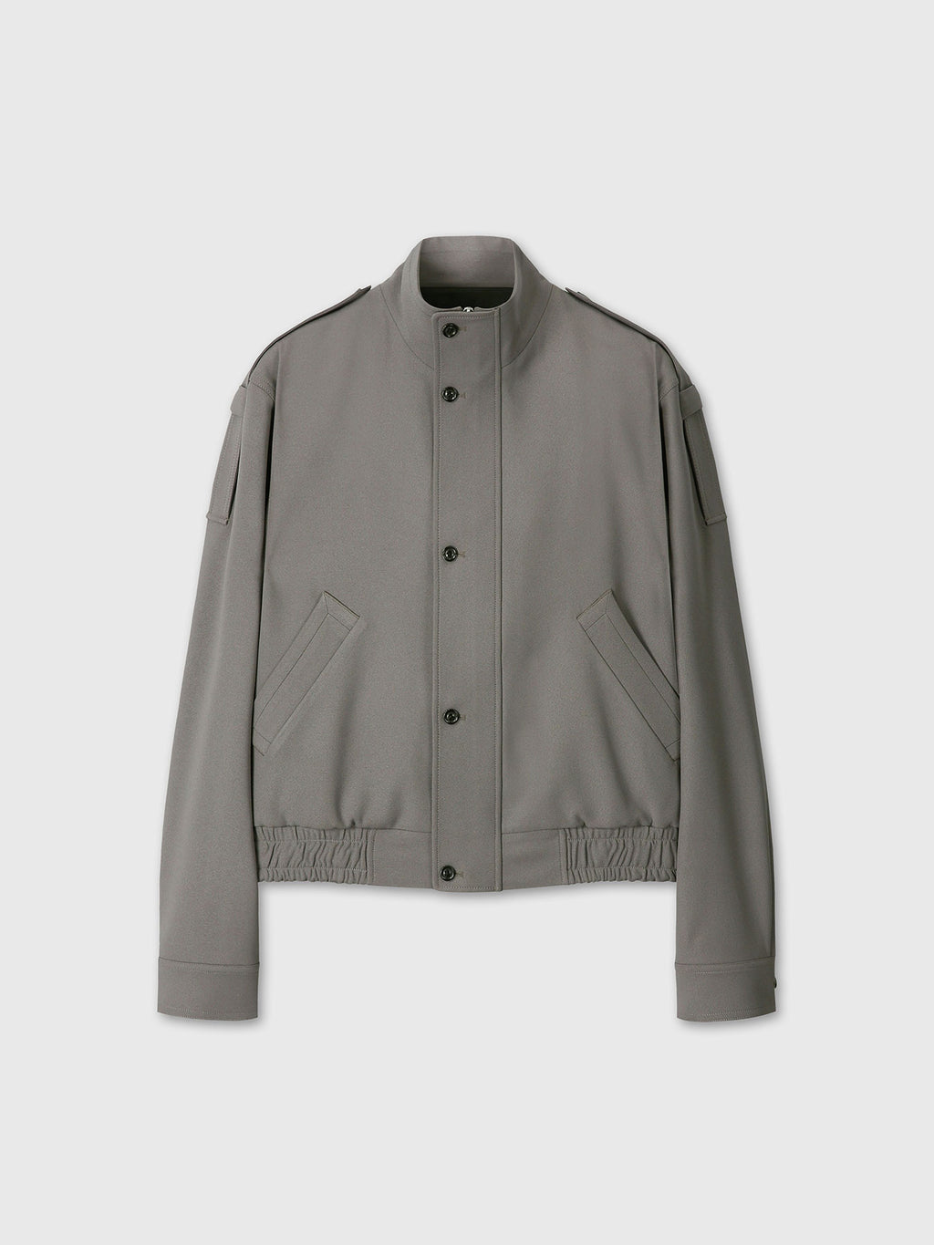 Tonywack - Stand Collar Epaulette Blouson (Ash Olive) product image 9 | TRAB K-Fashion Australia