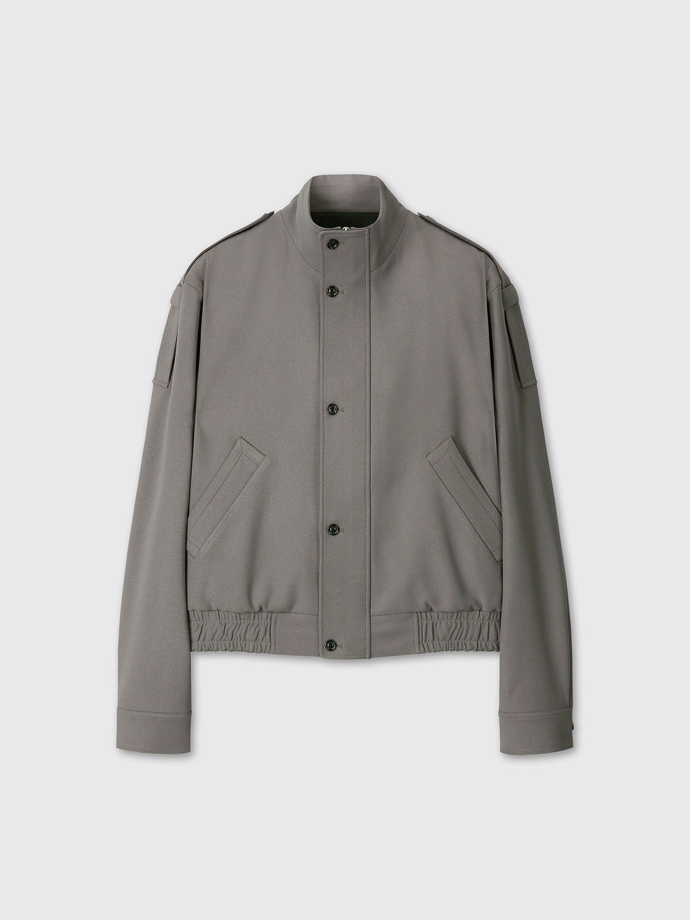 Tonywack - Stand Collar Epaulette Blouson (Ash Olive) product image 9 | TRAB K-Fashion Australia