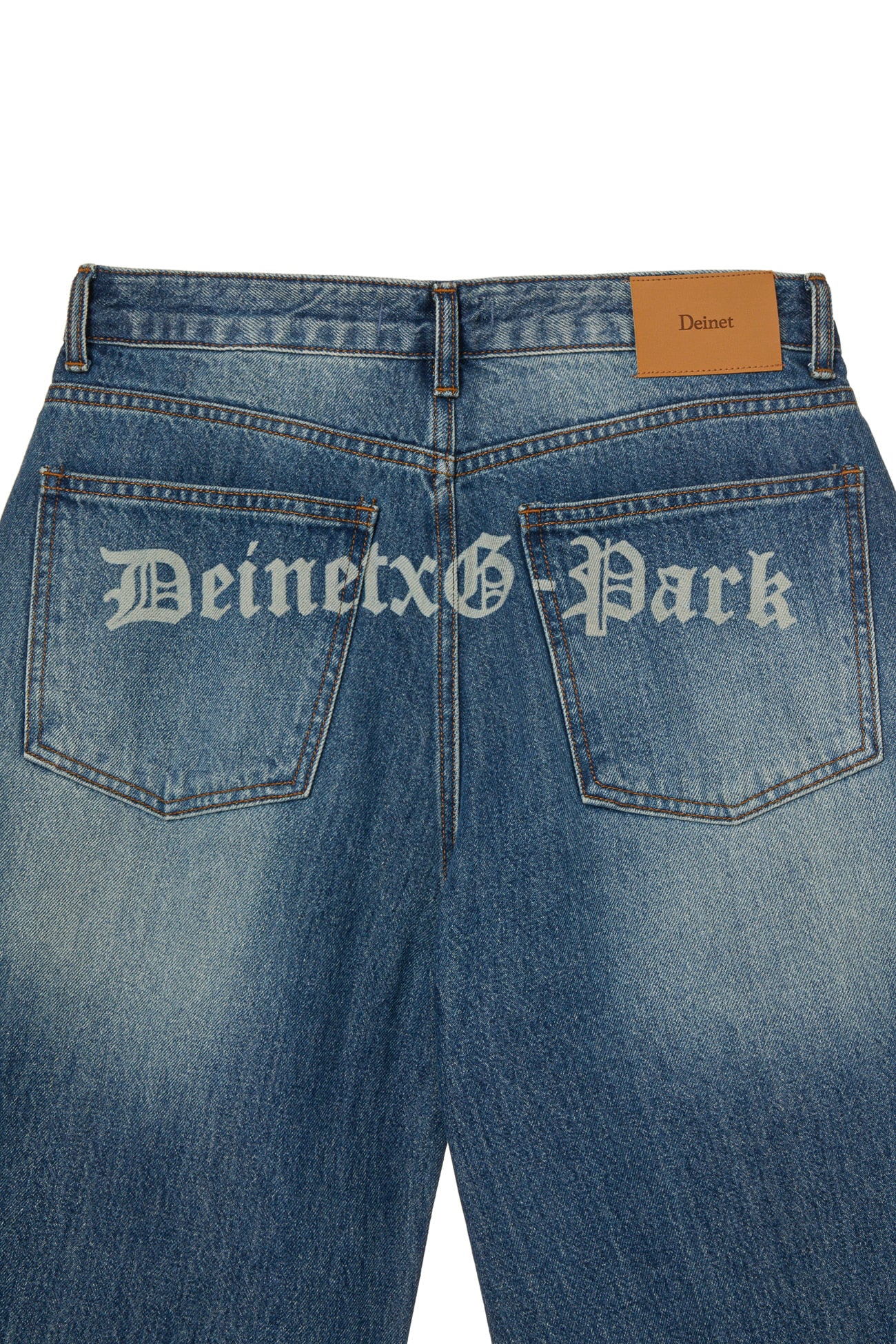 Deinet - Dj Park Back Lettering Denim (Blue) product image 7 | TRAB K-Fashion Australia