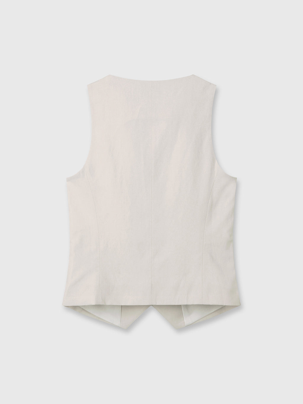 Tonywack - Linen Tailored Vest (Ivory) product image 7 | TRAB K-Fashion Australia