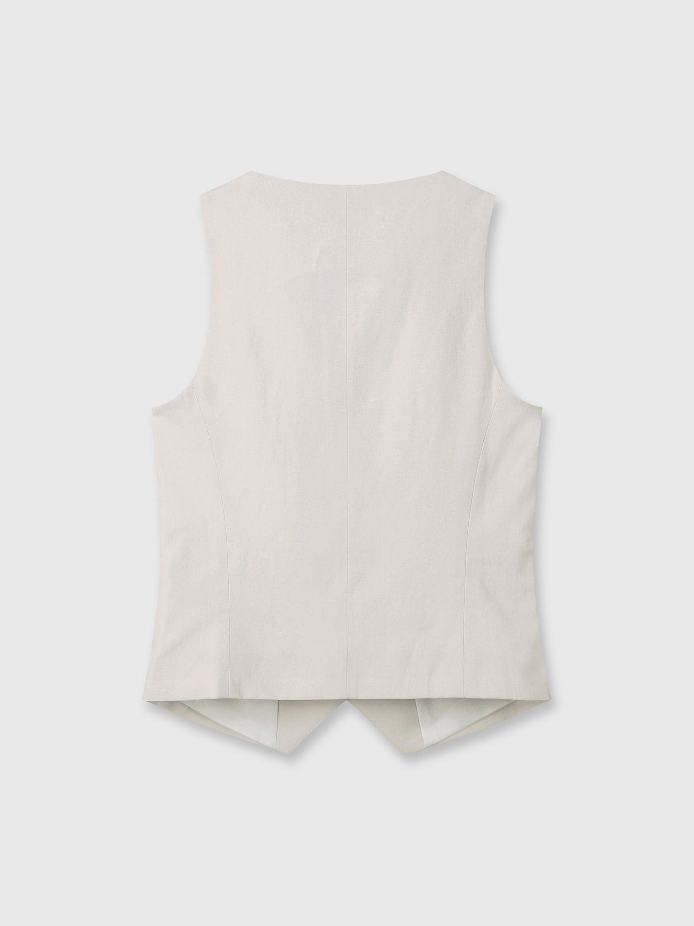 Tonywack - Linen Tailored Vest (Ivory) product image 7 | TRAB K-Fashion Australia