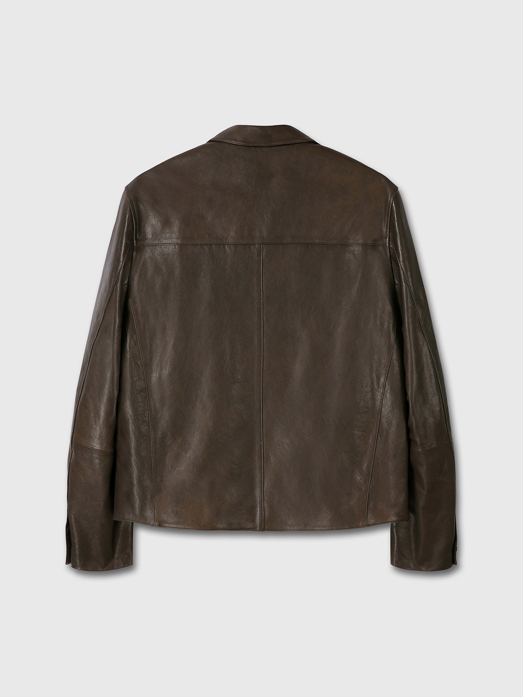 Tonywack - Vegetable Lamb Leather Chore Jacket (Faded Brown) product image 10 | TRAB K-Fashion Australia
