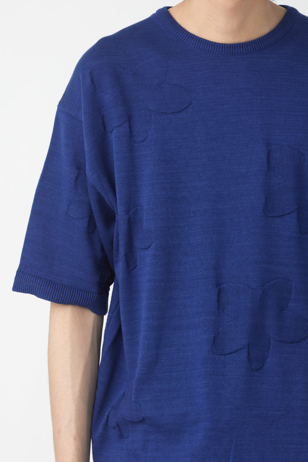 Hatchingroom - Floral Jacquard Knit V2 (Royal Blue) product image 12 | TRAB K-Fashion Australia