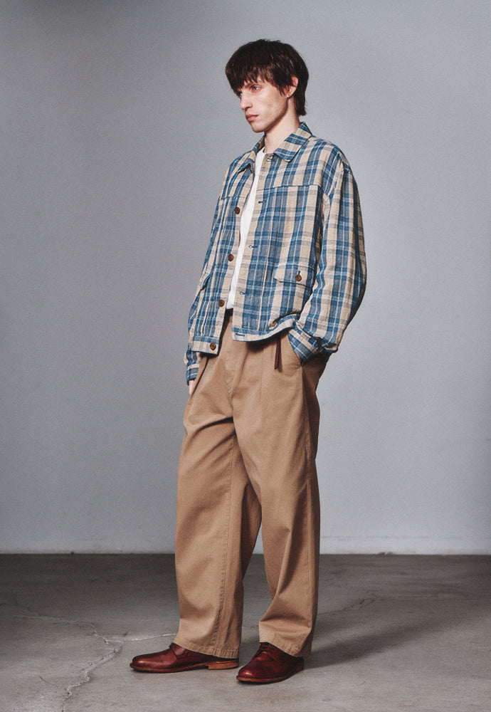 Art if acts - Vintage Check Trucker (Vintage Blue) product image 2 | TRAB K-Fashion Australia